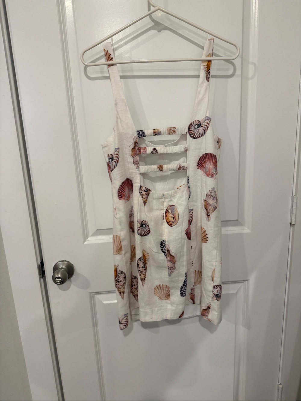NWOT Show Me Your MuMu White Seashell Print Tank Swim Dress SZ M - Picture 4 of 5